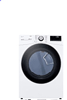 LG Front Loading Smart Washer & Gas Dryer- White