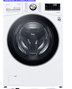 LG Front Loading Smart Washer & Gas Dryer- White
