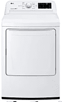 LG Top Loading Washer & Gas Dryer - White