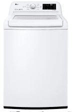 LG Top Loading Washer & Gas Dryer - White