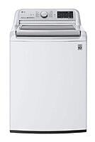 LG Top Loading Smart Washer & Electric Dryer- White