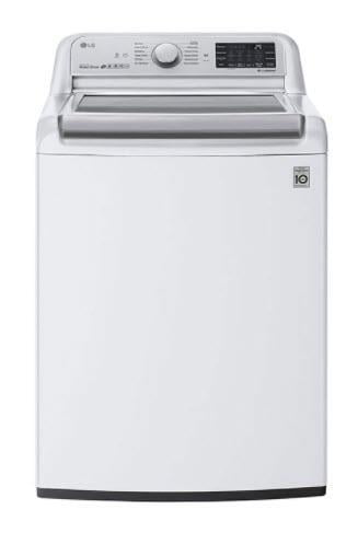 LG Top Loading Smart Washer & Electric Dryer- White