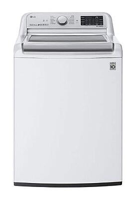 LG Top Loading Smart Washer & Gas Dryer- White