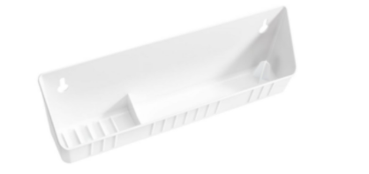 Tip Out Front Tray- White Polymer